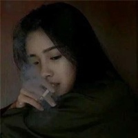 快手头像女生霸气抽烟清晰 (14)