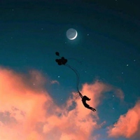 梦幻星空动漫背影女生头像15张 (15)