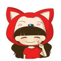 戴头套的动漫女孩头像 (9)