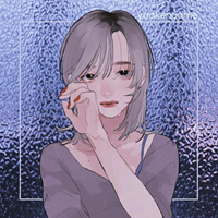 手绘好看抽烟美女头像 (12)