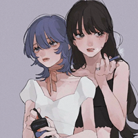 手绘好看抽烟美女头像 (15)