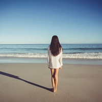 唯美背影收藏头像，回眸一笑百媚生是什么体验 (2)