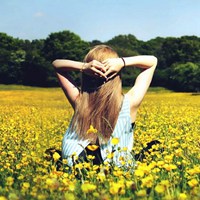 小清新头像：小姐姐的背影杀你值得拥有 (5)