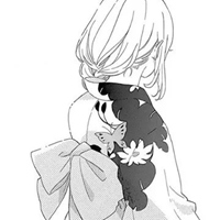 手绘黑白女生头像背影 手绘美女黑白气质图片头像 (20)