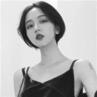 黑白头像女生背影短发 女生短发背影黑白系头像 (16)