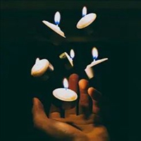 蜡烛头像 黑白悼念祈祷蜡烛头像 (24)