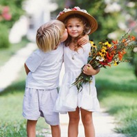 小孩子亲吻头像//Kiss，给你一个吻 (7)