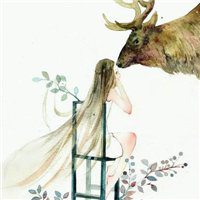 森女系头像动漫情侣头像 (4)